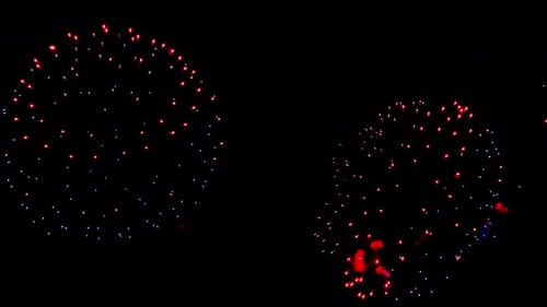 Buntes Feuerwerk