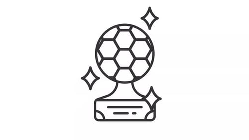 Animated trophy icon