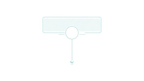 Animated Element for Infographics Callout Box with Circle and Line Below