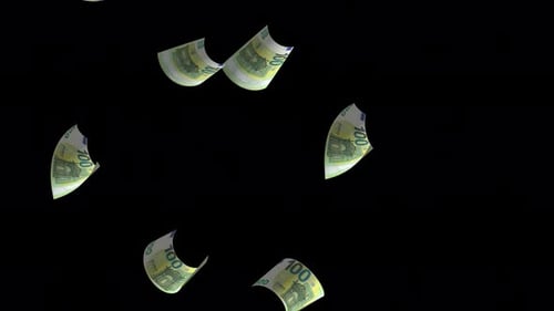 La caída del euro en 3D