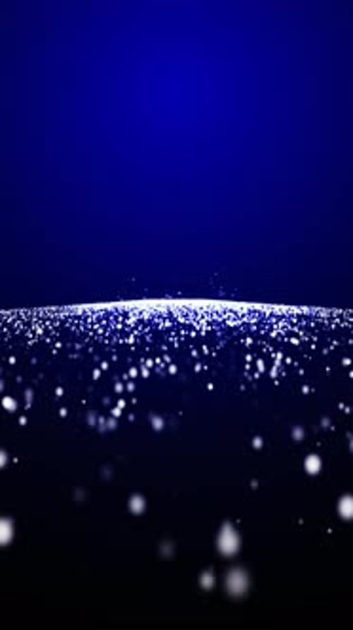 Awards Shiny Blue Particles Loop