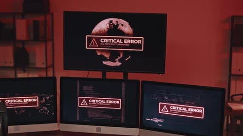 Critical Error Displayed on Multiple Computer Screens