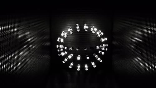 Flashing Ball Made of White LED Lamps VJ Lamp