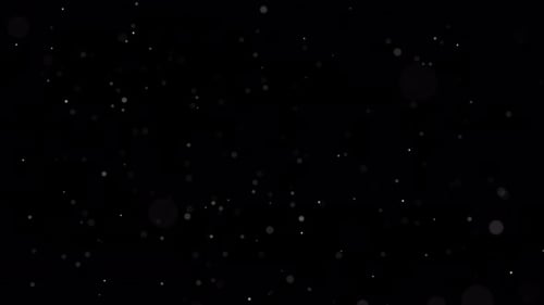 Loop de bokeh de partículas de poeira no Alpha Channel 4K.