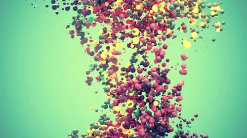 Abstract swirling colorful particles vibrant hues dynamic motion energy flow visual art design textu