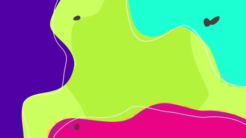 Geometric Neon Yellow Background