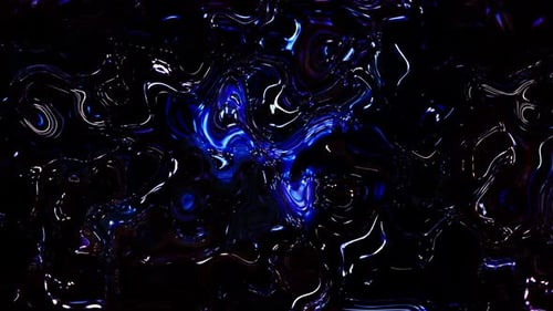 Dynamic Abstract Blue Liquid Motion Background