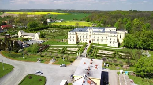 State Slezké Rudoltice Castle called pearl of Osoblazsko. Castle is a uniquely preserved complex of