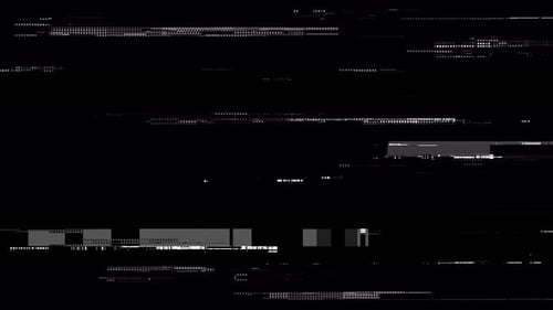 Colleción de corrupción: un efecto de transición defectuoso sobre un fondo negro