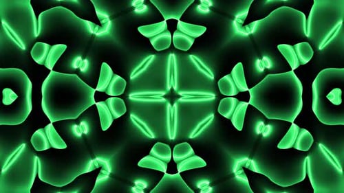 Abstract mandala motion background