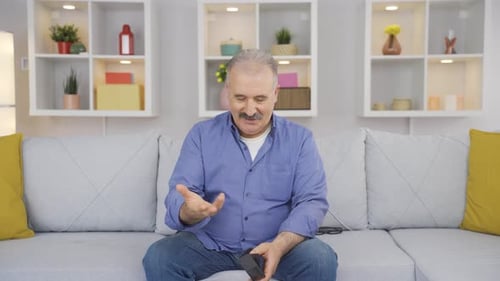 Old man with money.