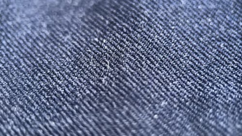 Close Up of Denim Fabric with Shallow Depth