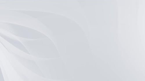 Abstract White Flowing Wavy Lines Background Animation