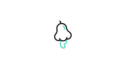 Minimalist Animated Runny Nose Icon for Health Content