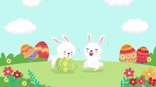 Happy Easter Background 4K
