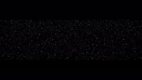 Ultra Wide Looped Falling Snowflakes