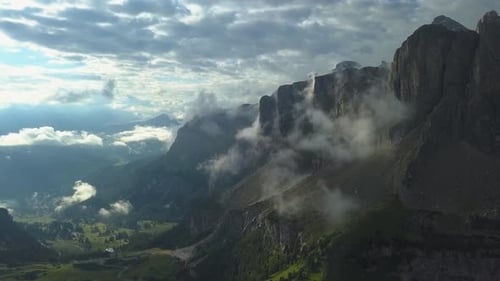 Dolomite Mountains in Italy