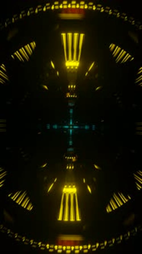 Radiant Vertical Animation Showcasing a Captivating Abstract Geometric Patterned Background Adding
