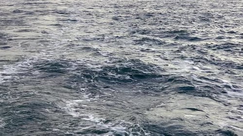Background with Waves Astern