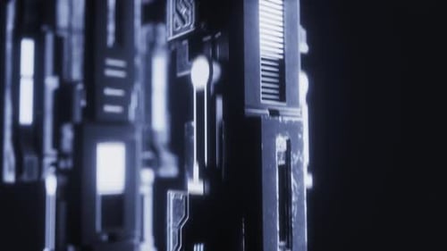 Sci-Fi Neons VJ Loop 008