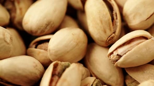 Roasted Pistachio Nuts As Food Background