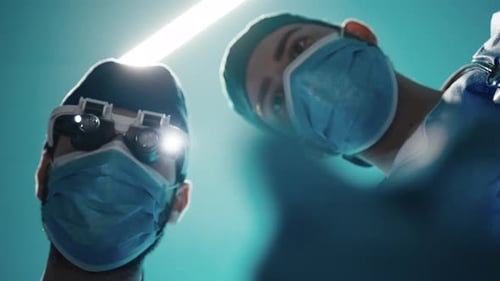 POV Shot of Patient Seeing Doctor in Action