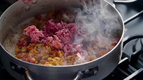 Making Bolognese Sauce