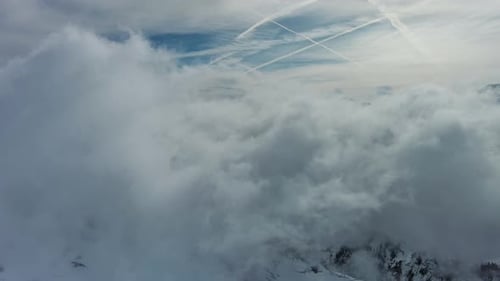 Paisaje de la cordillera de Snow Alp