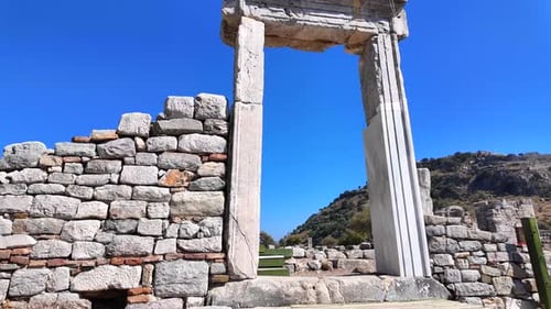 Kaunos ancient city.