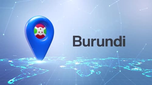 Standort der Karte von Burundi