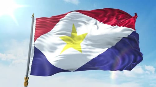 Saba Flag 4K