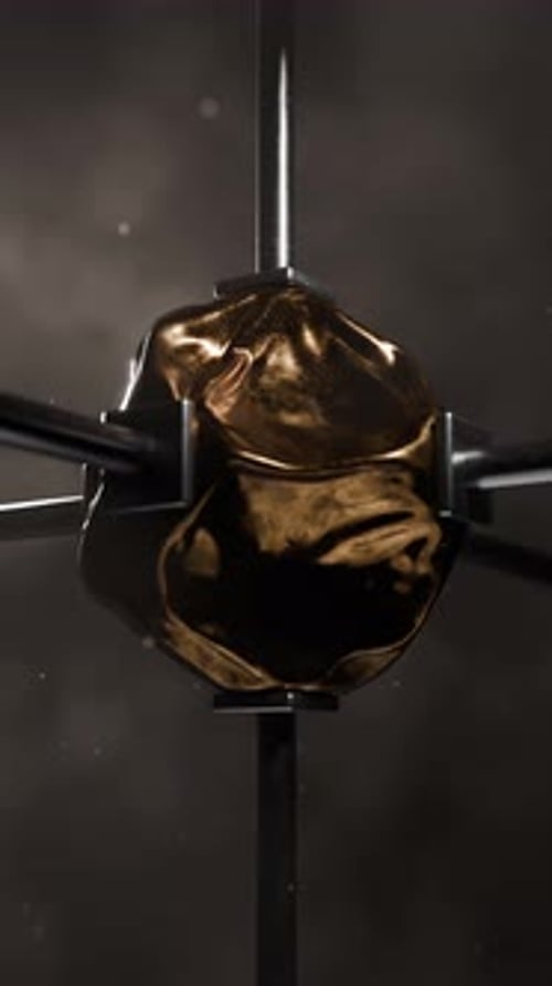 3D Rendering of Cloth Shapes Floating