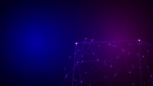 Colorful Plexus Network Interface Background Loop V7