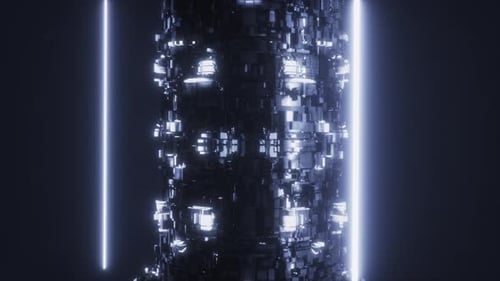 Sci-Fi Neons VJ Loop 006