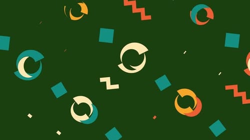 Animated illustrations in repeating patterns Made from numbers or musical notes, ideal for web