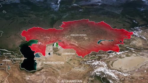 Map Of Kazakhstan