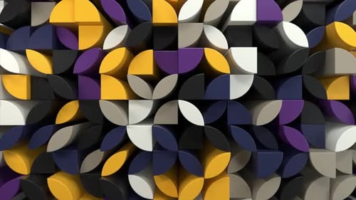 Abstract Shapes 3D Wall Loop