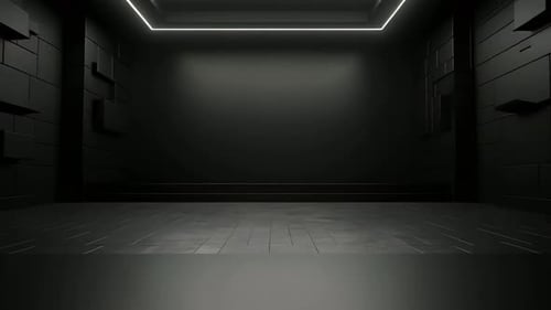 Sleek Corporate Logo Reveal in Dark Studio