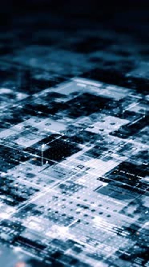 Futuristic Data Matrix Simulation Background 21