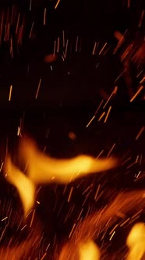 Feuer mit Funken