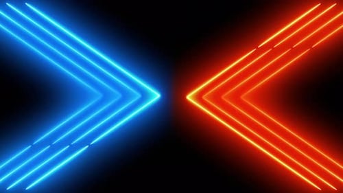 Neon Led Lines Loop Background