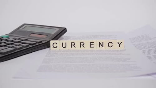 Word CURRENCY on scrabble