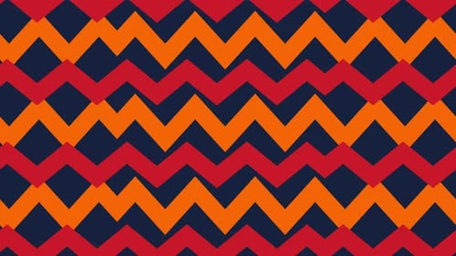 Seamless Background With Abstract Animated Pattern