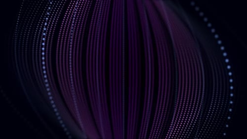 Dynamic Technology Particle Lines Abstract Background