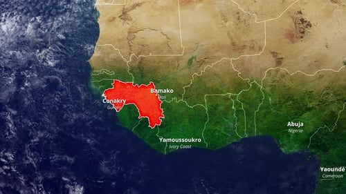 Guinea Zoom Map 2D