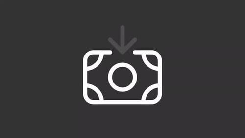Animated Money White Line Ui Icon