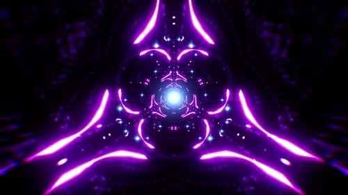 Glittering Abstract Pattern Vj Loop