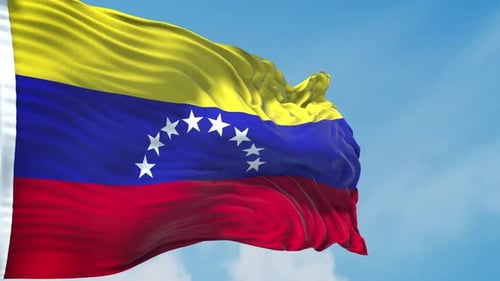 Venezuela Realistic Waving 4k