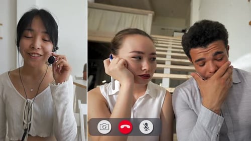 Leçons en ligne captivantes avec des étudiants ciblés et des enseignants solidaires