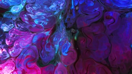 Abstract Colorful Ink Movements Spreads On Water Texture 1037